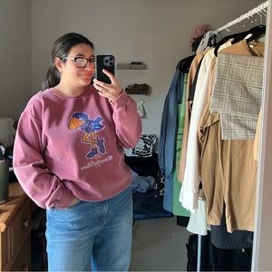 Comfort Colors Vintage University of Kansas crewneck